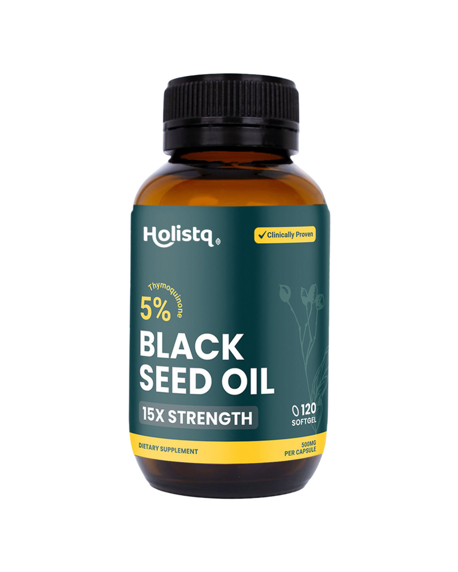 Holistq 5% TQ Black Seed Oil, 120 capsules